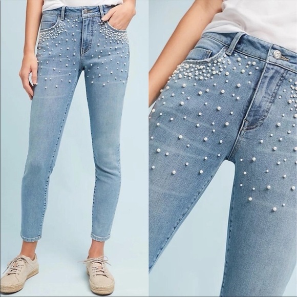 Letterpress Pearl Jeans | Poshmark